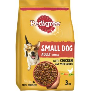 Pedigree Small Dog Complete Dry With Chicken And Vegetables - 3kg